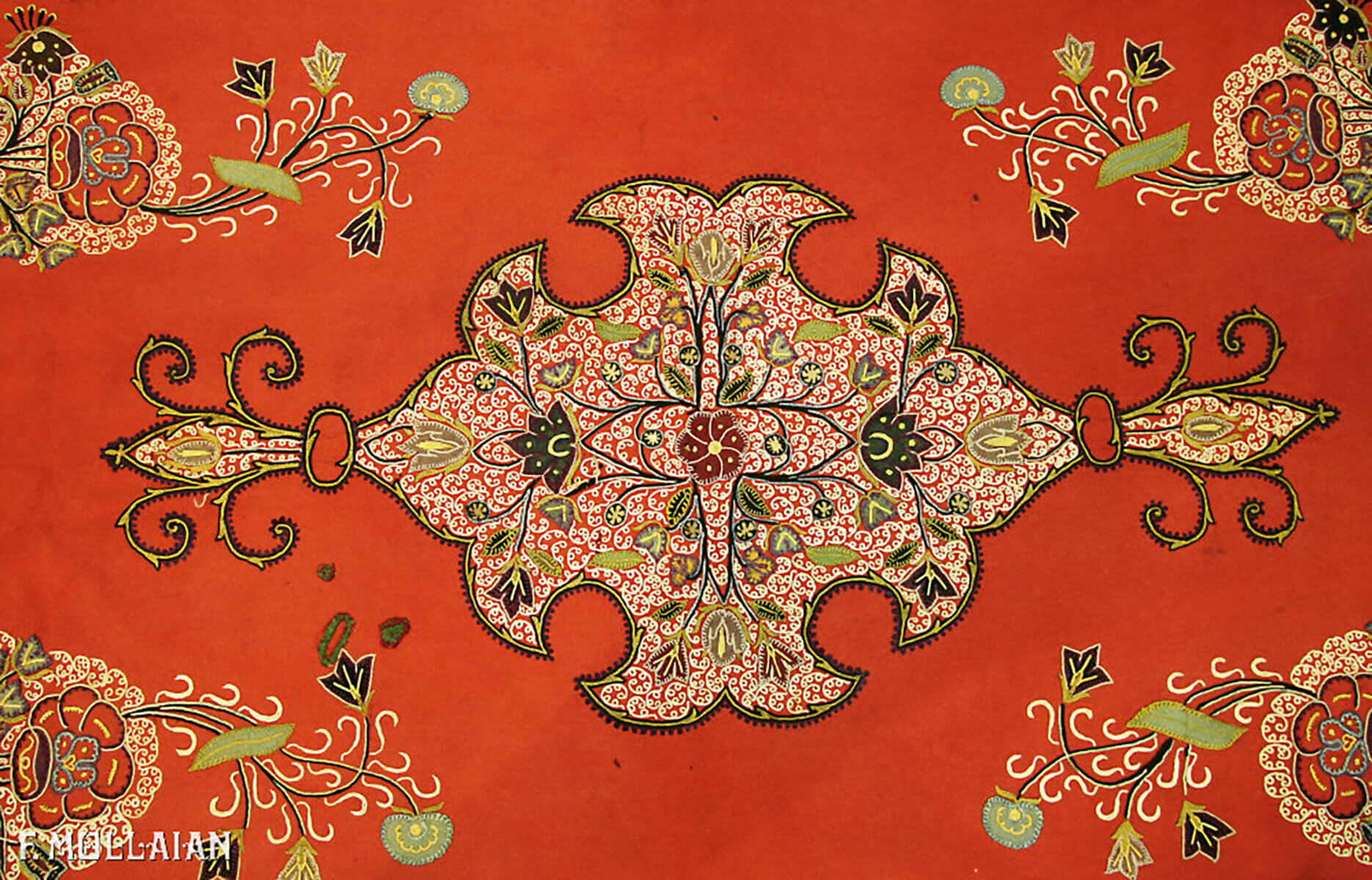 Textil Persischer Semi-Antiker Rashti-Duzi n°:71043241